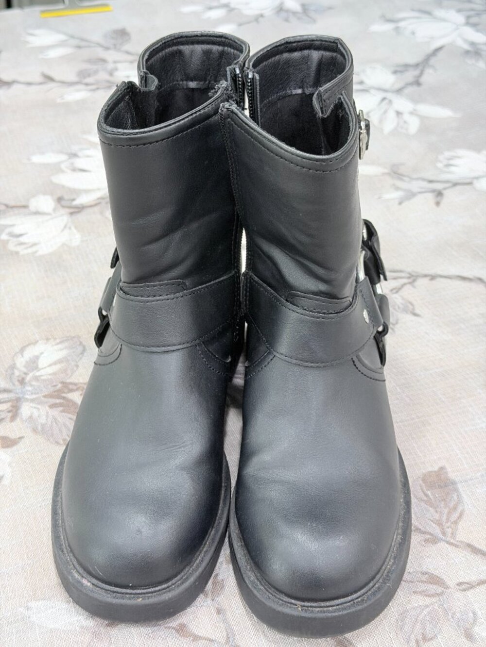 Universal Thread Moto Harness Conrad Boots Black Buckle Ankle Boots Women’s 7.5 - Picture 8 of 16